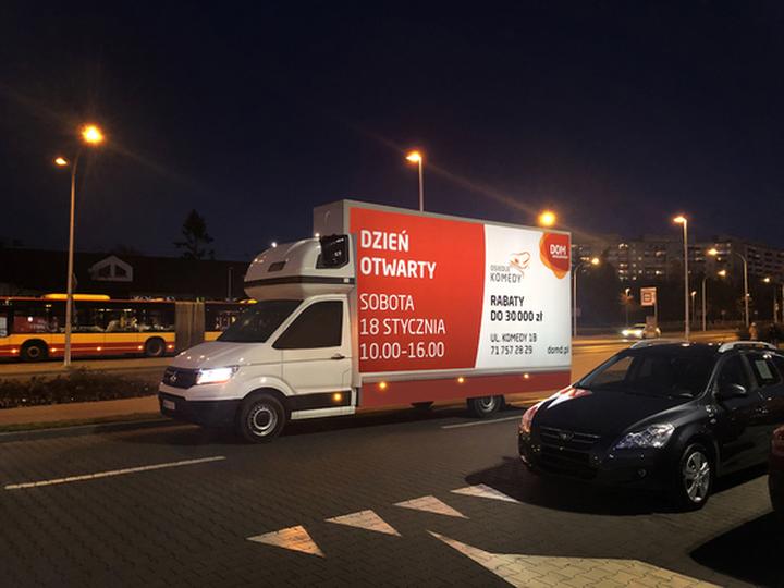 Mobilna reklama Łódź