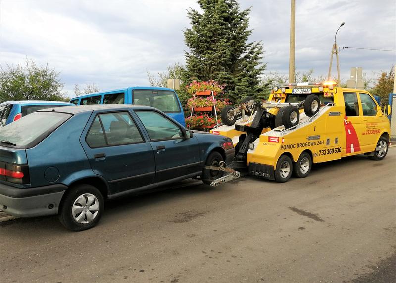 Błędy przy holowaniu