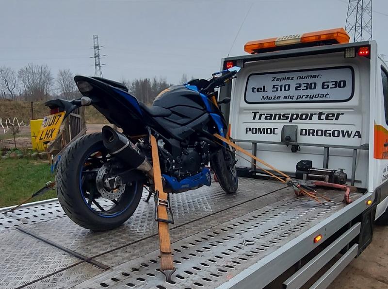 Holowanie motocykla przepisy