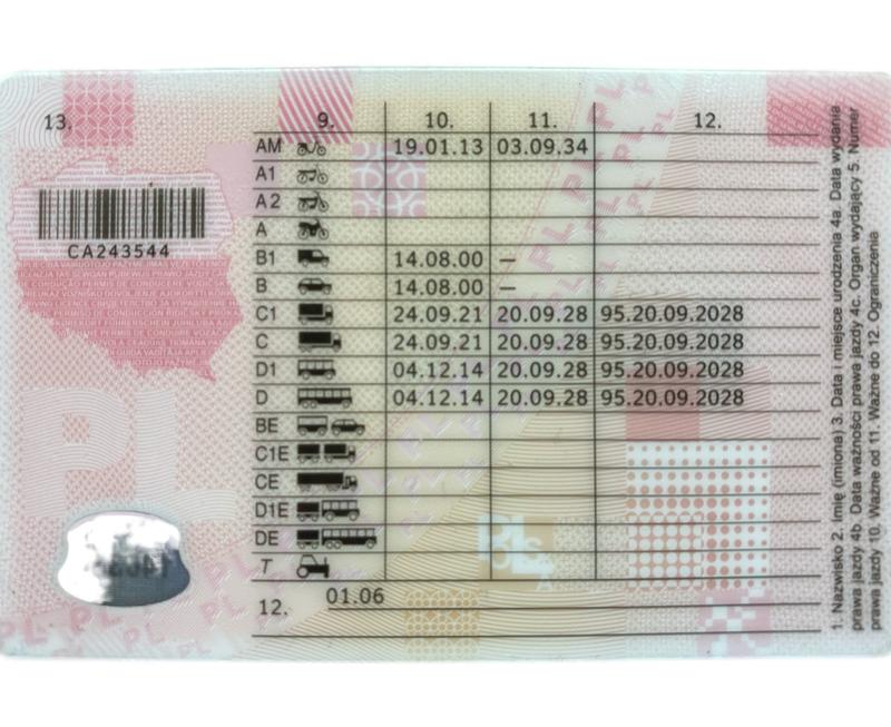 Procedura odbioru prawa jazdy