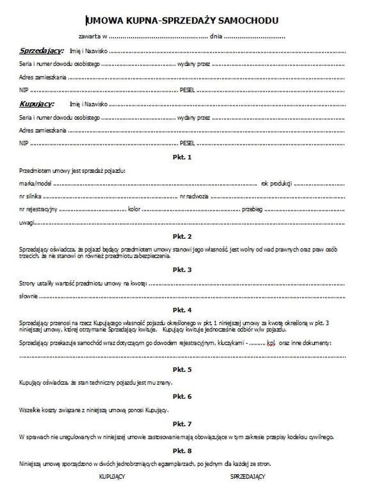 Firma skupująca auta do Afryki