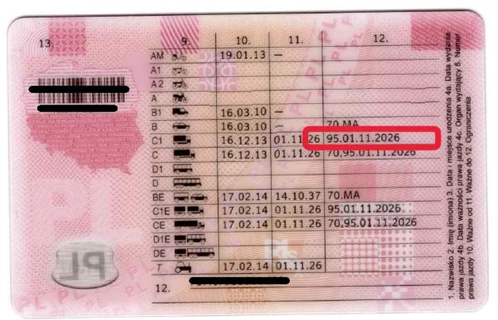 Prawo jazdy z kodem 95 – co musisz wiedzieć o jego wyglądzie i oznaczeniach?